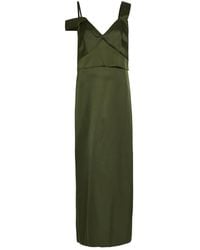 white christmas dresses Totema Lace Halter Maxi Dress | Black | Womens