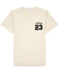 Off-White c/o Virgil Abloh - 23 Logo-embroidered Cotton T-shirt - Lyst