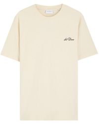 Les Deux - Diaz Printed Cotton T-Shirt - Lyst