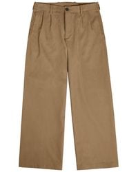 Our Legacy - Bridge Wide-Leg Chino Trousers - Lyst