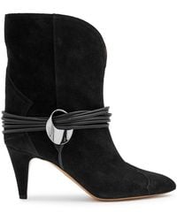 Isabel Marant - Dytho 70 Suede Ankle Boots - Lyst
