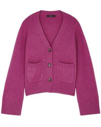 Womens Clothing Jumpers and knitwear Cardigans Lisa Yang Cashmere V-neck Cardigan in Pink 