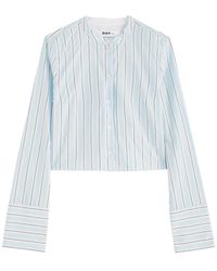Day Birger et Mikkelsen - Alexi Striped Cropped Cotton-Blend Shirt - Lyst