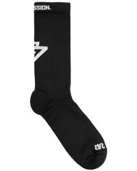 Represent - 247 Logo-intarsia Stretch-cotton Socks - Lyst