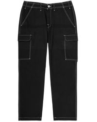 True Religion - Straight-Leg Twill Cargo Trousers - Lyst