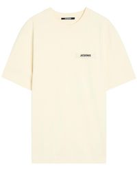 Jacquemus - Le T-Shirt Logo-Embroidered Cotton T-Shirt - Lyst