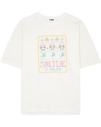 YMC - Jordan Embroidered Cotton T-Shirt - Lyst