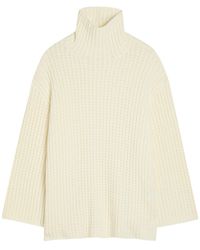 TOTEME - Whipstitch-Knit Cotton-Blend Jumper - Lyst