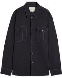 Studio Nicholson - Louro Cotton And Linen-Blend Shirt - Lyst