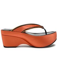 Dries Van Noten - 50 Satin Thong Sandals - Lyst