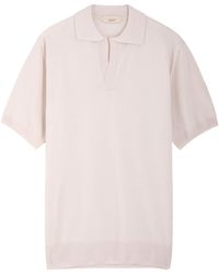 Aurélien - Wool Polo Shirt - Lyst