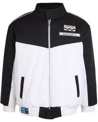 AN-Y1 - Formula Appliquéd Padded Canvas Bomber Jacket - Lyst