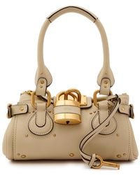 Chloé - Paddington Small Grained Leather Shoulder Bag - Lyst