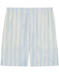 Jacquemus - Le Short Calecon Striped Cotton-Poplin Shorts - Lyst