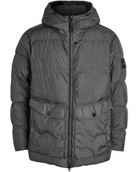 Stone Island - Ripstop Hooded Shell Jacket - Lyst