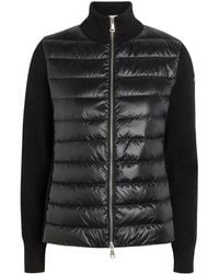 Moncler - Padded Wool And Nylon Jacket - Lyst