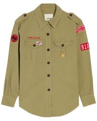 Isabel Marant - Umberta Appliquéd Twill Shirt - Lyst