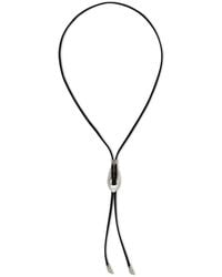 Lemaire - Snake Bolo Tie Nappa Necklace - Lyst