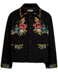 Bode - Aquitaine Bead-Embellished Wool Jacket - Lyst
