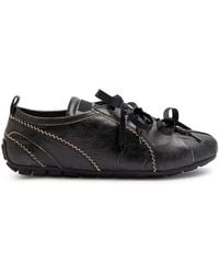 Simone Rocha - Ballerina Grip Leather Sneakers - Lyst