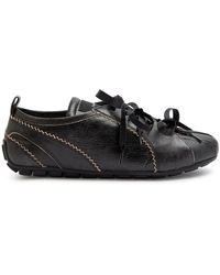 Simone Rocha - Ballerina Grip Leather Sneakers - Lyst