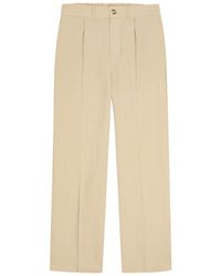 Raith - Helio Pleated Straight-Leg Woven Trousers - Lyst