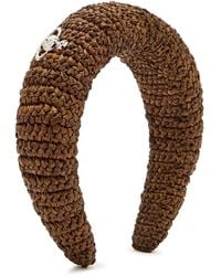 Vivienne Westwood - Orb Raffia Headband - Lyst