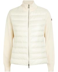 Moncler - Padded Wool And Nylon Jacket - Lyst