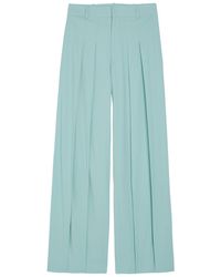 Alice + Olivia - Blaire Pleated Wide-Leg Trousers - Lyst