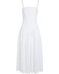 Gabriela Hearst - Oriana Linen Midi Dress - Lyst