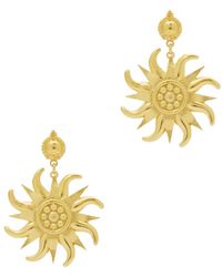 Soru Jewellery Solare 18kt Gold-plated Drop Earrings - Metallic