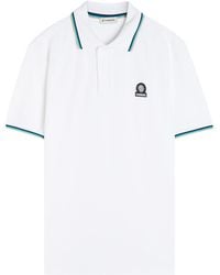 Sandbanks - Logo Piqué Cotton Polo Shirt - Lyst