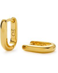 Missoma - Classic Ovate 18Kt Vermeil Hoop Earrings - Lyst