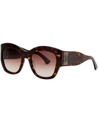 Cartier - Signature C De Tortoiseshell Oversized Sunglasses - Lyst