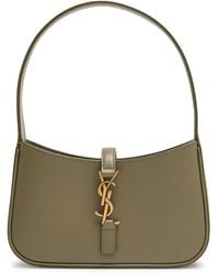 Saint Laurent - Le 5 À 7 Mini Leather Top Handle Bag - Lyst