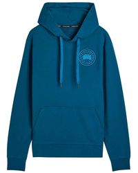Canada Goose - Hooded Embroidered Cotton Sweatshirt - Lyst