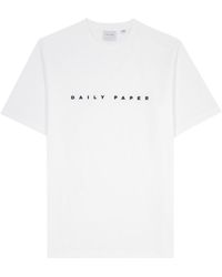 Daily Paper - Alias Logo-Embroidered Cotton T-Shirt - Lyst