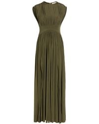 Zimmermann - Luna Gathered Stretch-Jersey Maxi Dress - Lyst