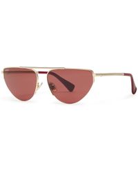 Max Mara - Aviator-Style Sunglasses - Lyst