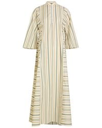 Thierry Colson - Rachel Striped Cotton Maxi Dress - Lyst