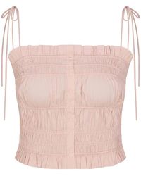 Skims - Ruffled Poplin Cami Top - Lyst