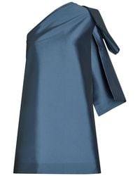 BERNADETTE - Winnette Bow-Appliquéd Taffeta Mini Dress - Lyst