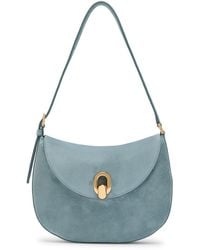 SAVETTE - Tondo Small Suede Shoulder Bag - Lyst