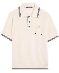 Jacquemus - Le Polo Voilier Open-Knit Silk And Cotton-Blend Polo Shirt - Lyst