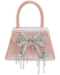 Self-Portrait - Micro Crystal-embellished Top Handle Bag - Lyst