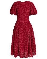 Sister Jane - Cabaret Floral-Appliquéd Tulle Midi Dress - Lyst