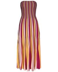 Jonathan Simkhai - Soleil Striped Knit Midi Dress - Lyst