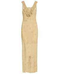 Isabel Marant - Ornella Bead-Embellished Crochet Maxi Dress - Lyst