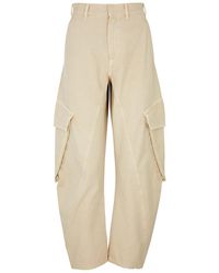 JW Anderson - Twisted Canvas Cargo Trousers - Lyst