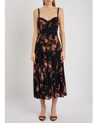 chinese dress ladies Gryia V Neck Lace Midi Dress  Mew Mews
